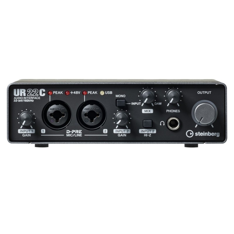 STEINBERG UR22C INTERFACCIA AUDIO USB 3.0 MIDI 2 CANALI CON D-PRE 24BIT 192Khz