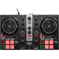 HERCULES DJ LEARNING KIT MK2 BUNDLE PER DJ CON CONTROLLER MONITOR E CUFFIE