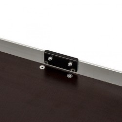 RIPIANO 50 X 50 CM IN MULTISTRATO DI BETULLA CON SUPERFICIE RESINATA E PROFILATO IN ALLUMINIO