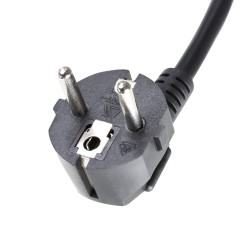 ADAM HALL 8747 S3 CIABATTA MULTIPRESA 3 PRESE 16A SCHUKO USCITE 2P+T INTERRUTTORE LUMINOSO CAVO CORRENTE 1.4MT 3X1.5MM2
