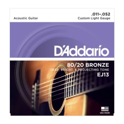 D'ADDARIO EJ13 CORDE PER CHITARRA ACUSTICA  011-052