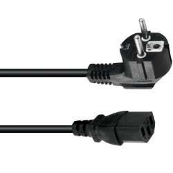 OMNITRONIC 3023520L CAVO ALIMENTAZIONE DA SPINA SCHUKO A PRESA VDE C13 DA 0.6 METRI