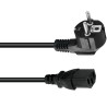 OMNITRONIC 3023520M CAVO ALIMENTAZIONE DA SPINA SCHUKO A PRESA VDE C13 DA 0.9 METRI