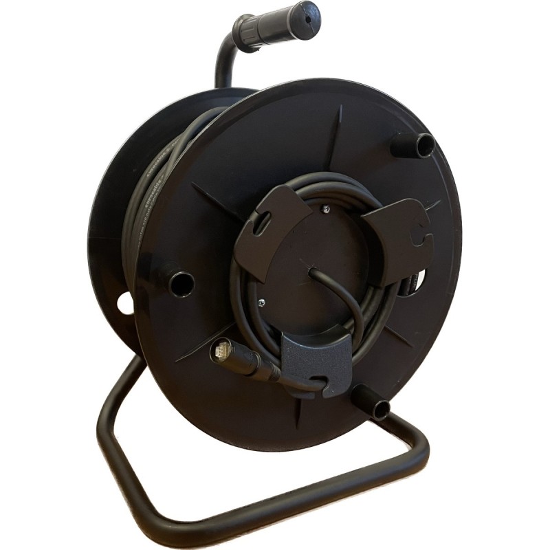 EXTREME CAT6A-80M BOBINA CAVO DI RETE ETHERNET CAT6A SYNTAX 80 METRI CONNETTORI ETHERCON NEUTRIK NE8MX6 SU AVVOLGITORE COBRA REE