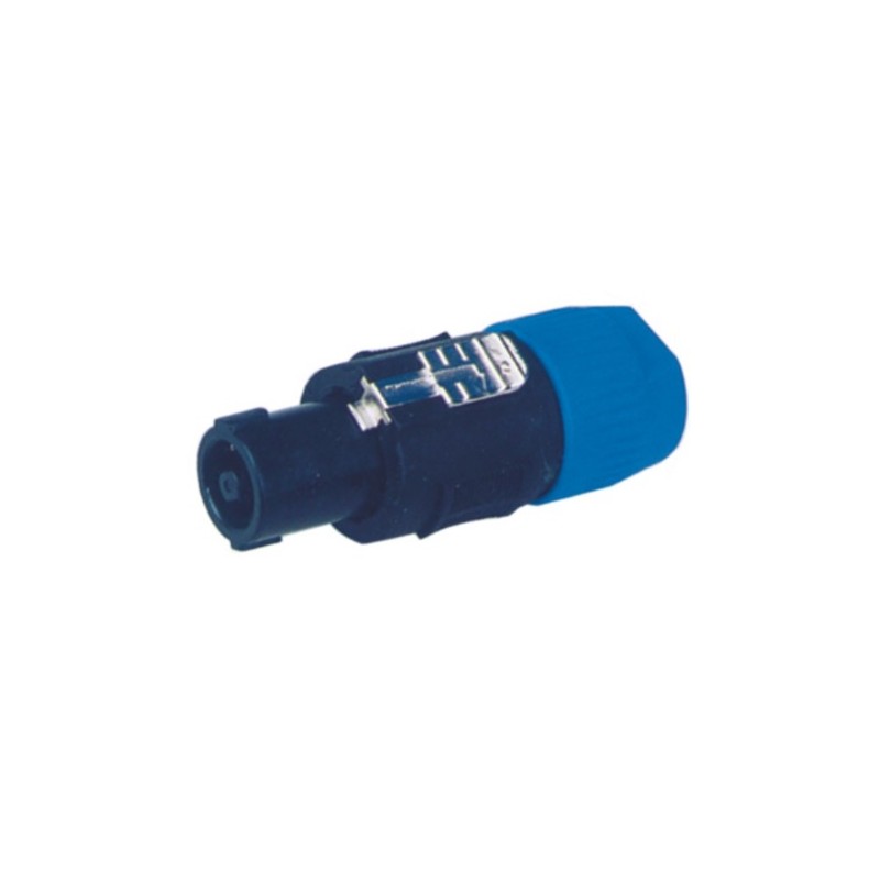 EXTREME S-017 CONNETTORE SPEAKON MASCHIO 4 POLI COLORE NERO E BLU