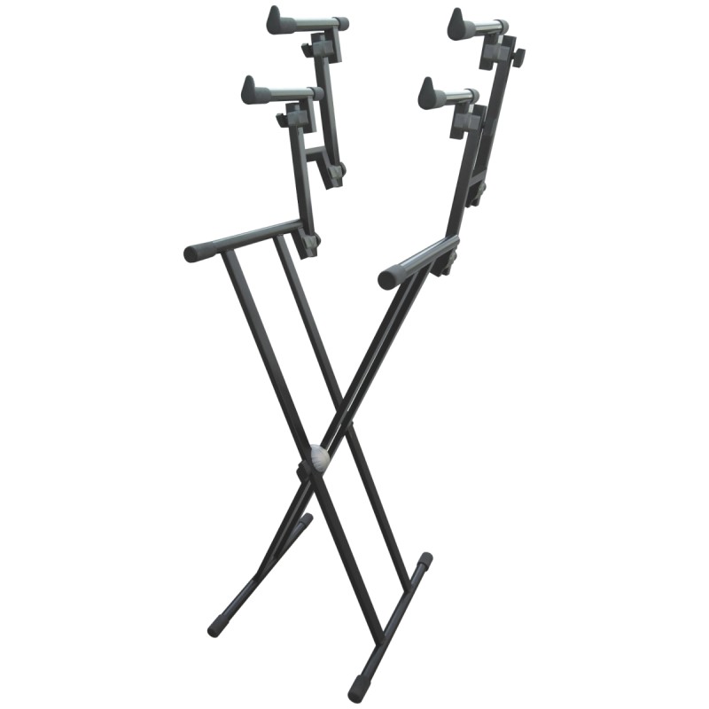 EXTREME KS026 STAND SUPPORTO TASTIERA A DOPPIA XX TRIPLO RIPIANO