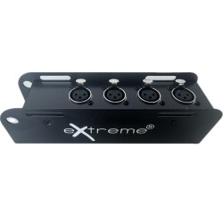 EXTREME SB4XFCAT MINI STAGEBOX EXTENDER AUDIO - DMX SU RJ45 CON 4 CONNETTORI XLR FEMMINA