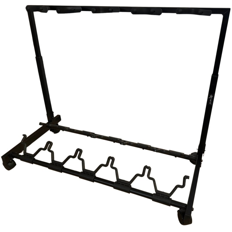 EXTREME GS051-5 SUPPORTO UNIVERSALE RIPIEGABILE IN METALLO A RASTRELLIERA PER 5 CHITARRE CLASSICHE O ACUSTICHE