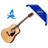 HORA CHITARRA ACUSTICA 4/4 NATURAL MADE IN EUROPE TOP ABETE MASSELLO MANICO ACERO TASTIERA PALISSANDRO FONDO FASCE LIME