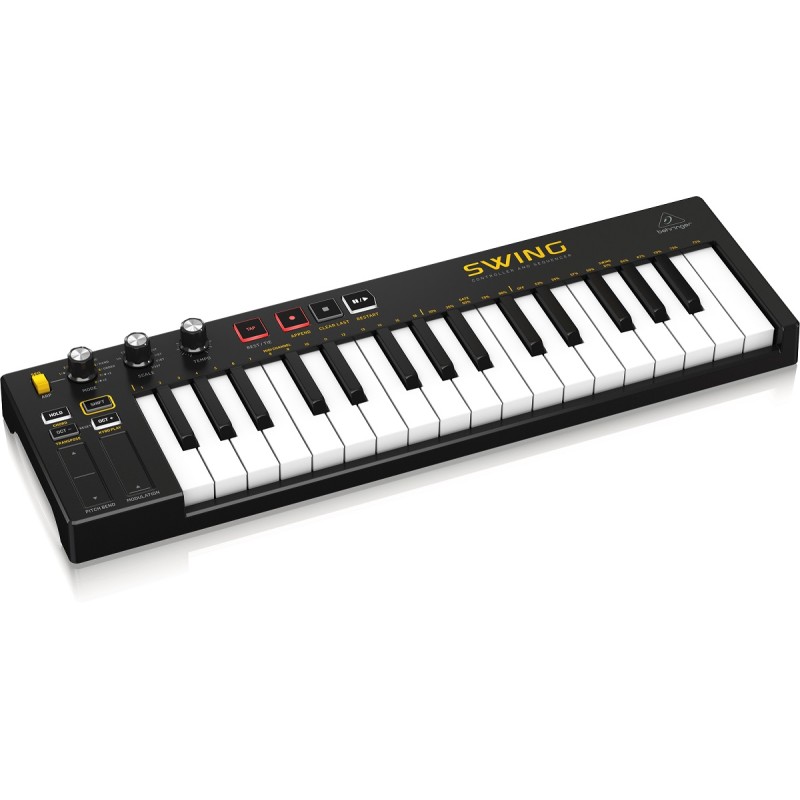 BEHRINGER SWING CONTROLLER MIDI USB 32 TASTI 64 STEP SEQUENCER POLIFONICO EX-DEMO