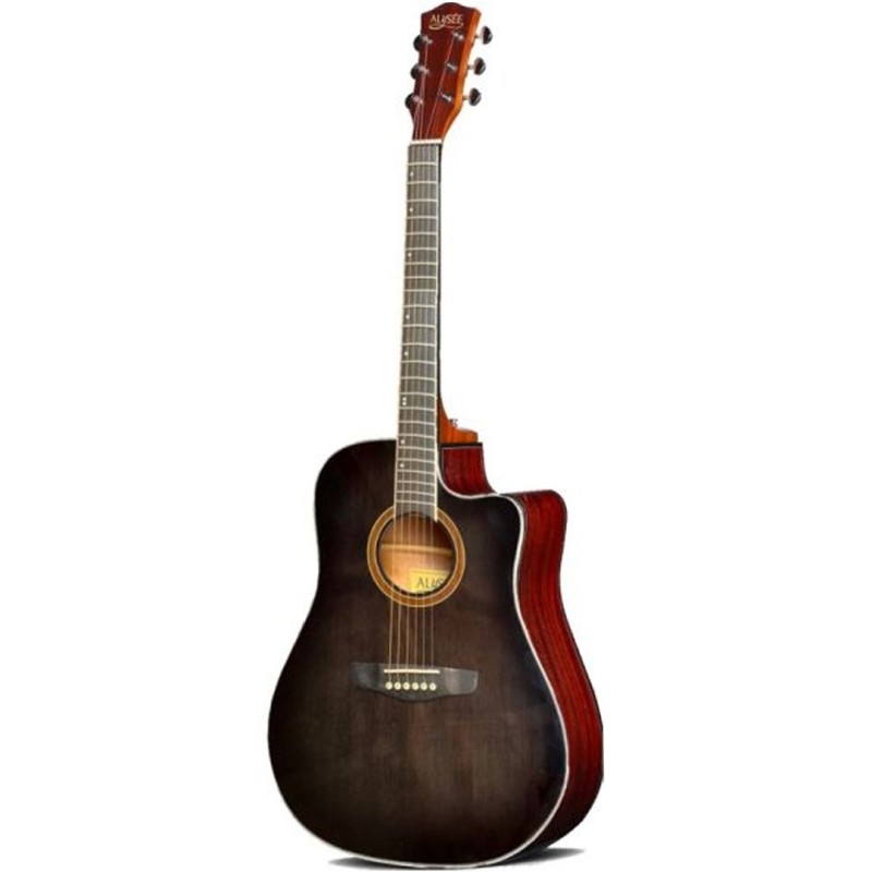 ALYSEE A120-CE-BBS CHITARRA ACUSTICA SPALLA MANCANTE ELETTRIFICATA COLORE BLACKBURST