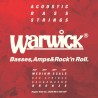 WARWICK 35200 MS 4 RED LABEL BRINZE 45/105 MUTA DI CORDE PER BASSO ACUSTICO 4 CORDE