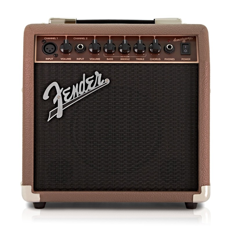 FENDER ACOUSTASONIC 15 AMPLIFICATORE 15 WATT PER CHITARRA ACUSTICA E VOCE