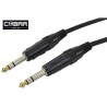 COBRA CL010-005 CAVO JACK STEREO 6,35MM A JACK STEREO 6,35MM 50 CENTIMETRI