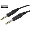 COBRA CL010-01 CAVO JACK STEREO 6,35MM A JACK STEREO 6,35MM 1 METRO
