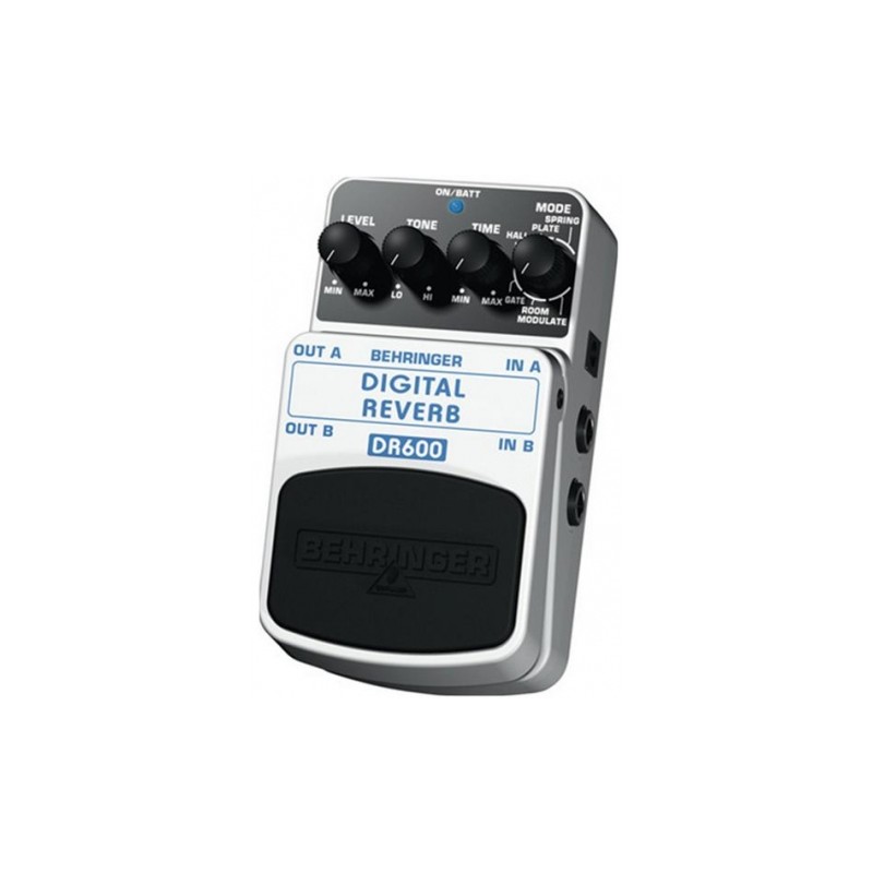 BEHRINGER DR600 DIGITAL REVERB EFFETTO RIVERBERO DIGITALE STEREO A PEDALE PER CHITARRA E BASSO