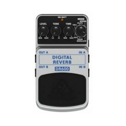 BEHRINGER DR600 DIGITAL REVERB EFFETTO RIVERBERO DIGITALE STEREO A PEDALE PER CHITARRA E BASSO