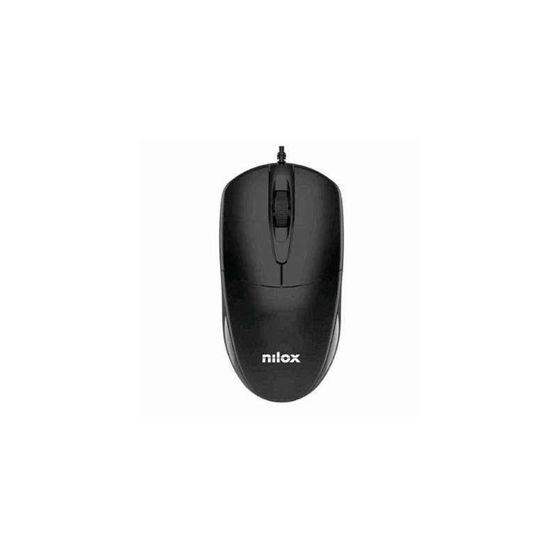 NILOX MOUSE USB 3 TASTI NERO