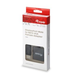 ADATTATORI - EQUIP - ADATTATORE DISPLAYPORT (M) - VGA (F)