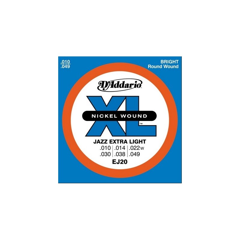 D'ADDARIO EJ20 CORDE PER CHITARRA ELETTRICA 010-049