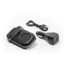 Kit vivavoce Bluetooth per auto con Microfono e Auricolare BT-X30-1 Nero