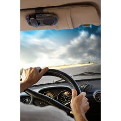 Kit vivavoce Bluetooth per auto con Microfono e Auricolare BT-X30-1 Nero