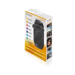Kit vivavoce Bluetooth per auto con Microfono e Auricolare BT-X30-1 Nero