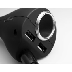 Supporto per Smartphone da Auto Universale con caricabatteria -TE06 Nero