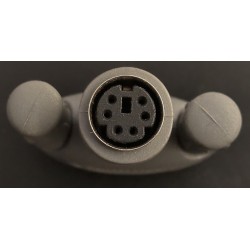 ADATTARORE SERIALE 9 POLI FEMMINA PS/2 FEMMINA PER MOUSE COLORE GRIGIO/VERDE