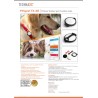 Collare fitness per cani Fittypet TX-46 Clip-on activity tracker Nero, Bianco IP67