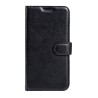 Cover in pelle nera per Huwaei P10 Lite
