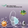HAMTOD S9 Respiratore con filtro autoaspirante KN95 Filtro sostituibile Antivirus Antiappannamento Maschera