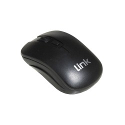 LINK MOUSE WIRELESS 3 TASTI NERO RICEVITORE USB 1000 DPI