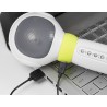Technaxx BT-X36 Karaoke microphone Bianco, Giallo