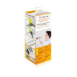 Technaxx BT-X36 Karaoke microphone Bianco, Giallo