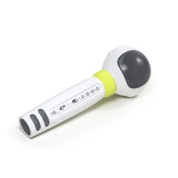 Technaxx BT-X36 Karaoke microphone Bianco, Giallo