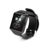 Technaxx TrendGeek Smartwatch with Heart Rate Measurement (TG-SW2HR), M/L, Schwarz