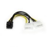 StarTech.com LP4PCIEX8ADP - 6IN LP4 TO 8 PIN PCI EXPRESS - VIDEO CARD POWER ADAPTER by STARTECH.COM