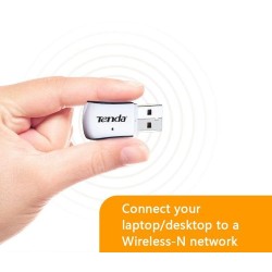 Tenda Adattatore USB Wireless 150Mbps High Gain W311M Bianco 