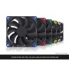 Noctua NF-A9x14 HS-PWM chromax.Black.swap, Leiser Schmaler Premium Lüfter, 4-Pin (92x14mm, Schwarz)
