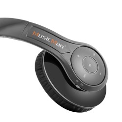 Technaxx BT-X15 Circumaurale Padiglione auricolare Nero