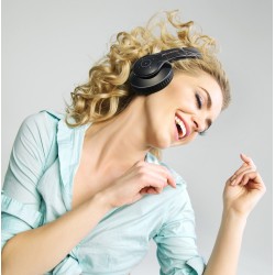 Technaxx BT-X15 Circumaurale Padiglione auricolare Nero