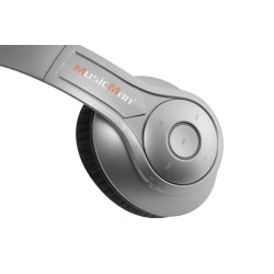 Technaxx BT-X15 Circumaurale Padiglione auricolare Grigio