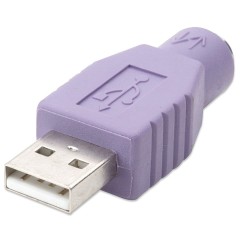 MANHATTAN Adattatore PS2 femmina/USB A maschio Viola 