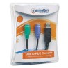 MANHATTAN Adattatore USB a doppio PS/2 Nero 0,2 m