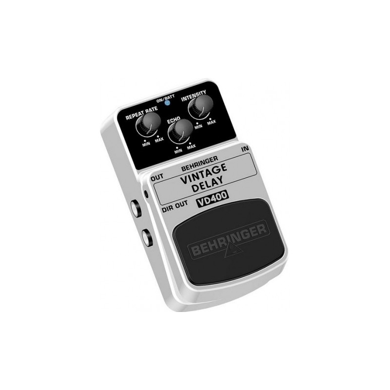 BEHRINGER VD400 VINTAGE DELAY PEDALE EFFETTO ECO 300MS INTENSITY REPEAT RATE