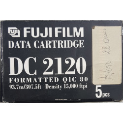 NASTRI PER UNITA' ZIP IOMEGA FUJI FILM DC2120 FORMATTATE QIC 80 93,7M DENSITA' 15000 FPI