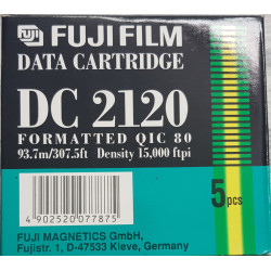 NASTRI PER UNITA' ZIP IOMEGA FUJI FILM DC2120 FORMATTATE QIC 80 93,7M DENSITA' 15000 FPI