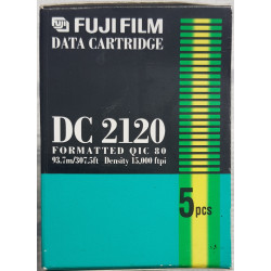 NASTRI PER UNITA' ZIP IOMEGA FUJI FILM DC2120 FORMATTATE QIC 80 93,7M DENSITA' 15000 FPI