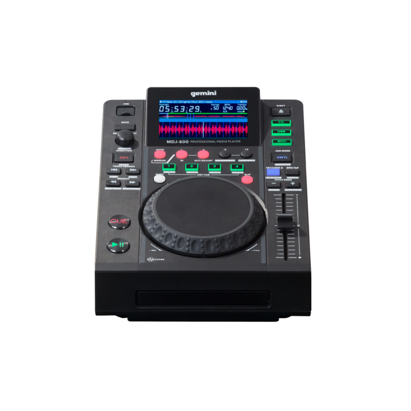 GEMINI MDJ600 LETTORE CD MEDIA PLAYER MP3 PROFESSIONALE USB PER DJ